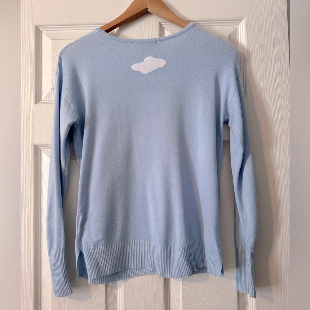 Metric sky blue cloud sweater - Picture 2 of 2